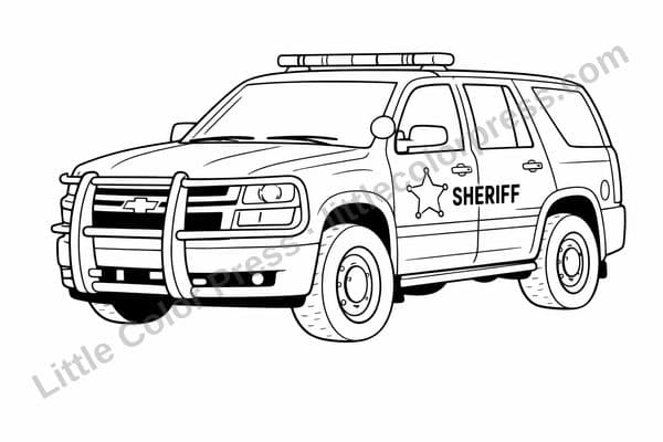 Chevrolet Tahoe Sheriff Vehicle
