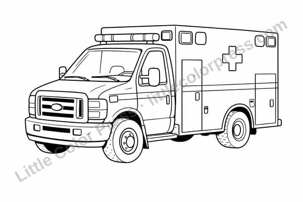 Ford E-Series Type III Ambulance