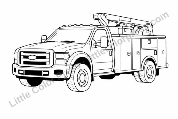 Ford F-550 Utility Service Truck