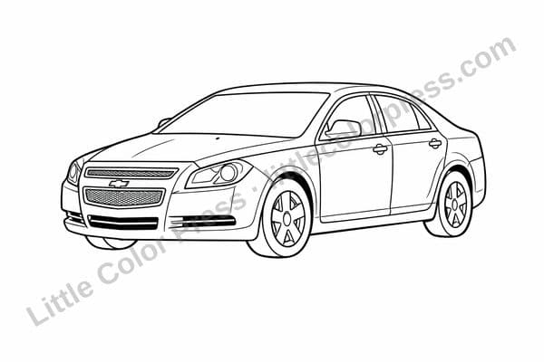 Car Coloring Page 16