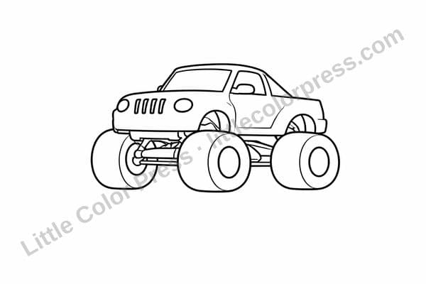 Car Coloring Page 2