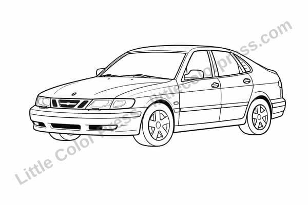 Car Coloring Page 21