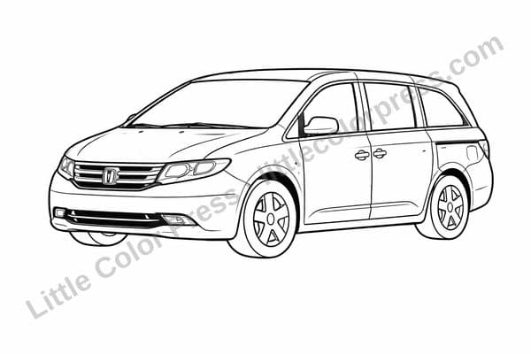 Car Coloring Page 23