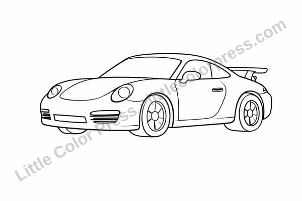 Car Coloring Page 5