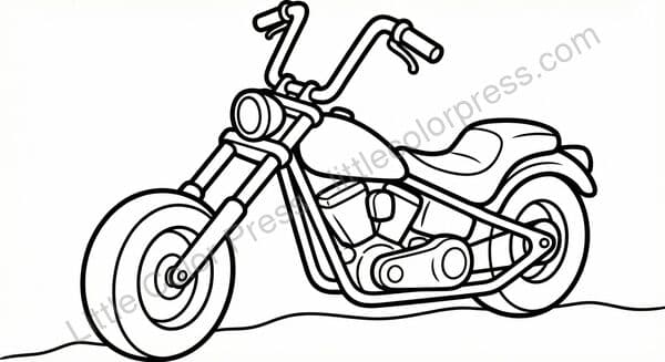 Chopper coloring page